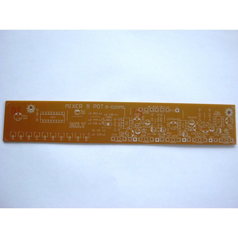 PCB Mixer Amp 9 Potensio B-020MS BELT