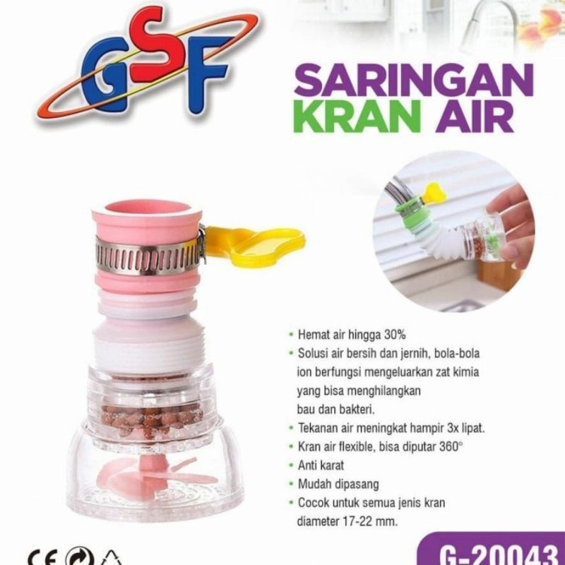 Saringan kran air dan klem