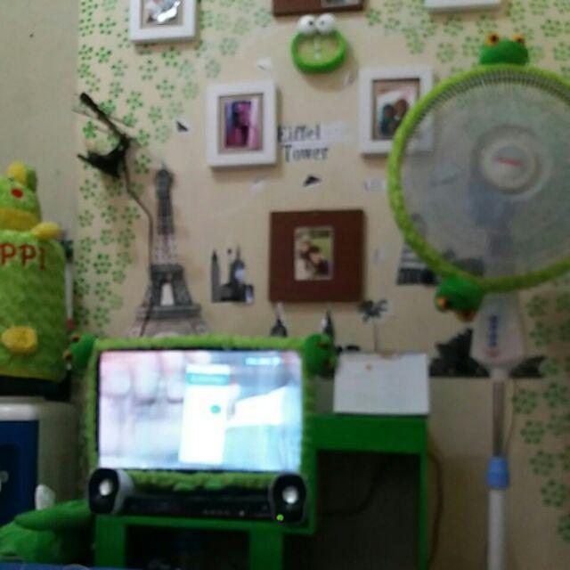 Grosir Set 4 In 1 List/ Cover/ Bando Tv, Kipas, Sarung / Cover Remot, Tissu Karakter / Boneka