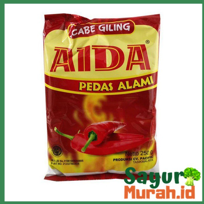 

Cabe Bubuk Aida 250gr | Cabai Alami Bubuk