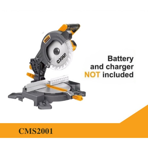 INGCO CMS2001 - MITER SAW CORDLESS 20V MITRE SAW POTONG KAYU ALUMUNIUM