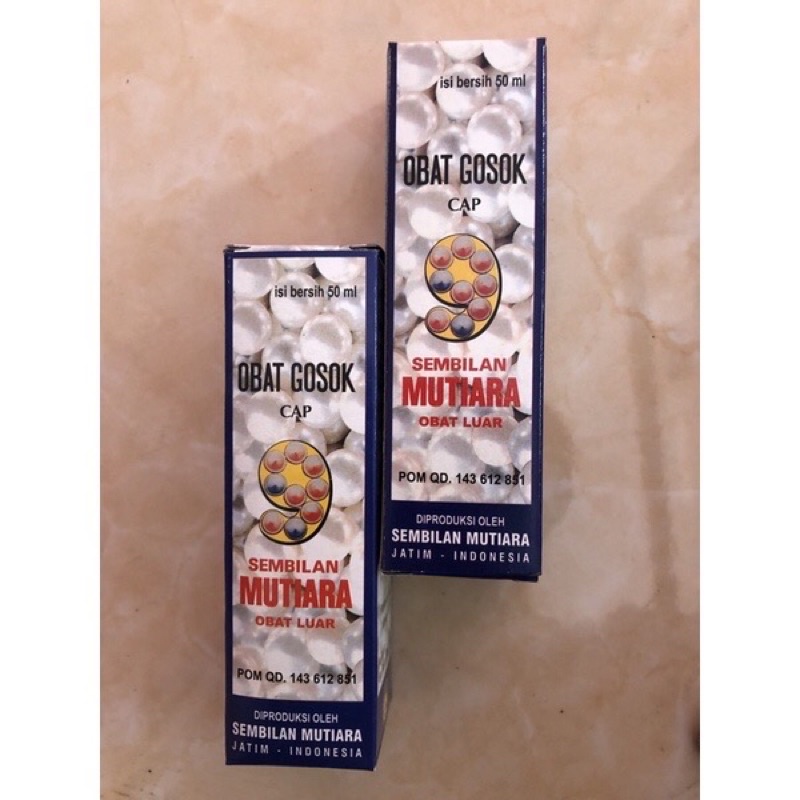 sembilan mutiara 50ml / 9 mutiara 50 ml / minyak sembilan mutiara / minyak 9 mutiara / minyak pijat 