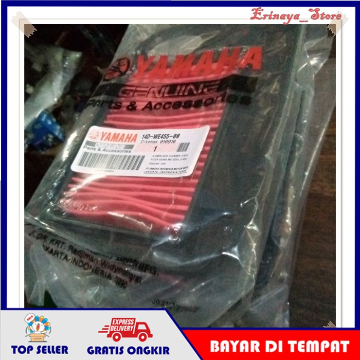 ORIGINAL YGP Filter Saringan Udara Hawa Motor Yamaha Mio Soul Fino Karbu 14D Variasi Lama Sperpart O