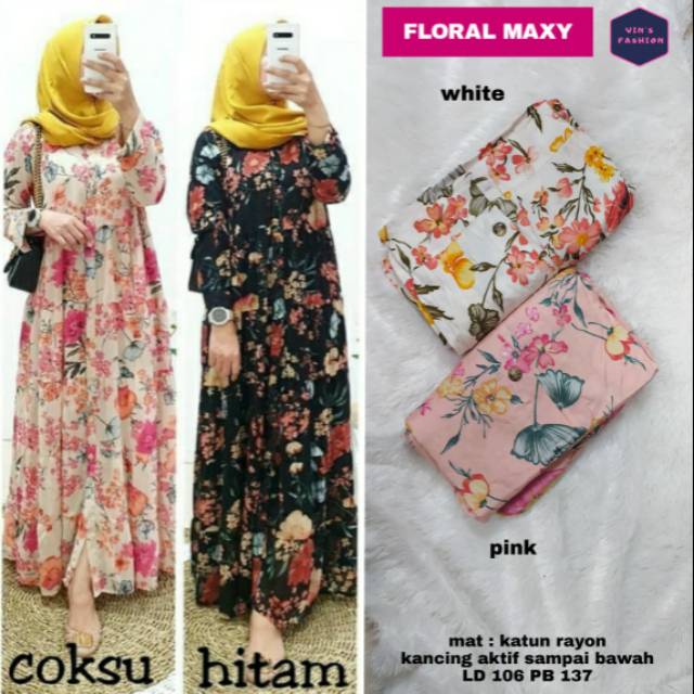 Floral maxi dress
