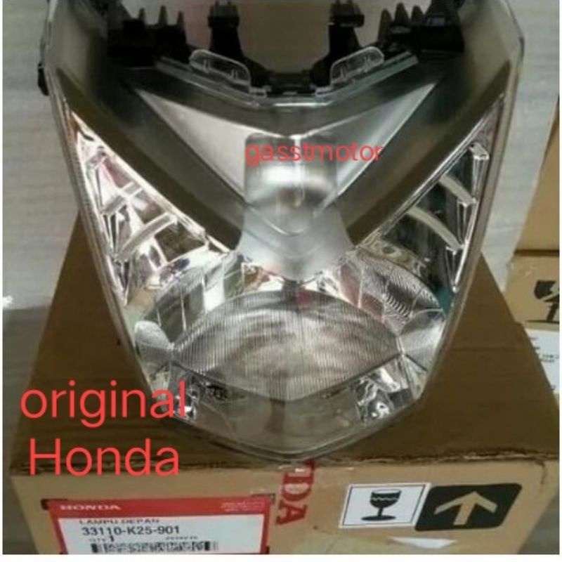 ORIGINAL REFLEKTOR LAMPU DEPAN BEAT F1 TH2013-2015 ASLI KODE K25-900 K2-600 STENLEY