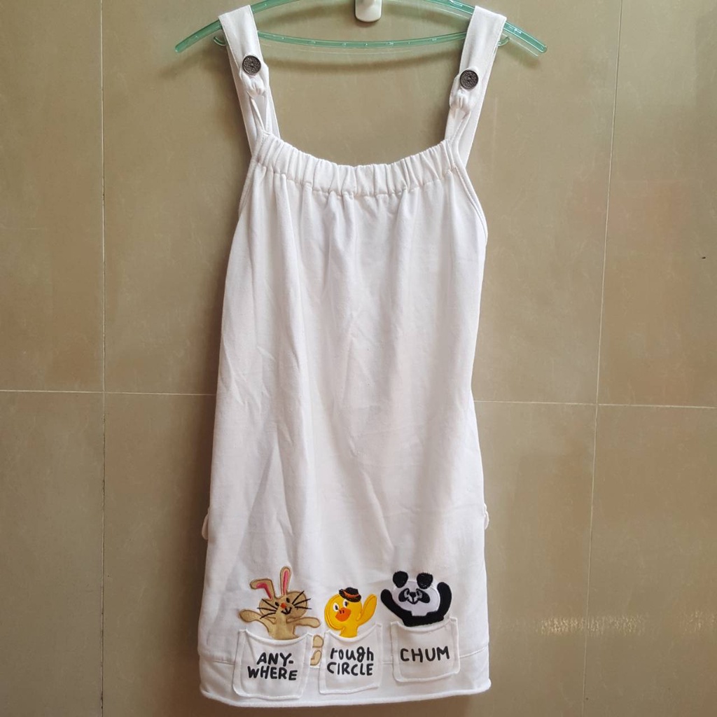 Preloved Dress Putih Untuk remaja atau anak anak
