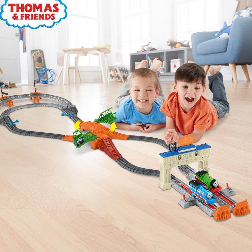 thomas & percy's railway race set