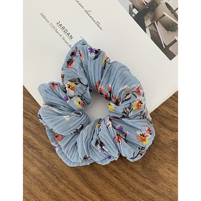 LRC Anting Fashion Pleated Floral Hair Ring F5478X