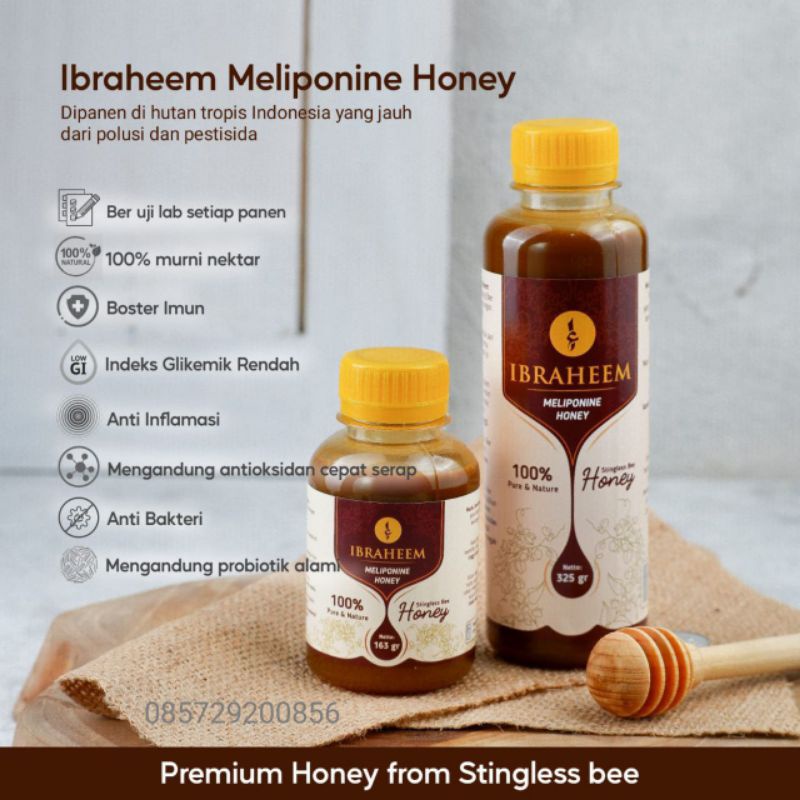 

MADU MURNI UJI LAB - MADU KLANCENG IBRAHEEM MELIPONINE HONEY - 325 gram