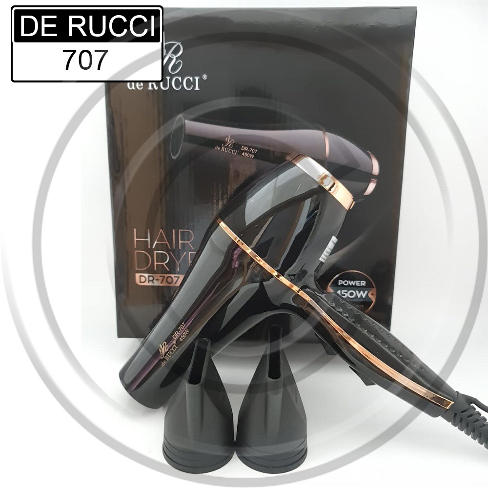 Hairdryer DE RUCCI 707 - Pengering Rambut / Hair dryer / Premium / Berkualitas / Best Seller / Turbo