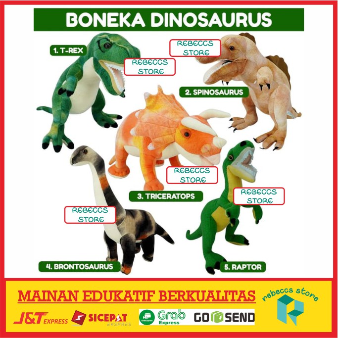 Gambar Dinosaurus  Mainan 