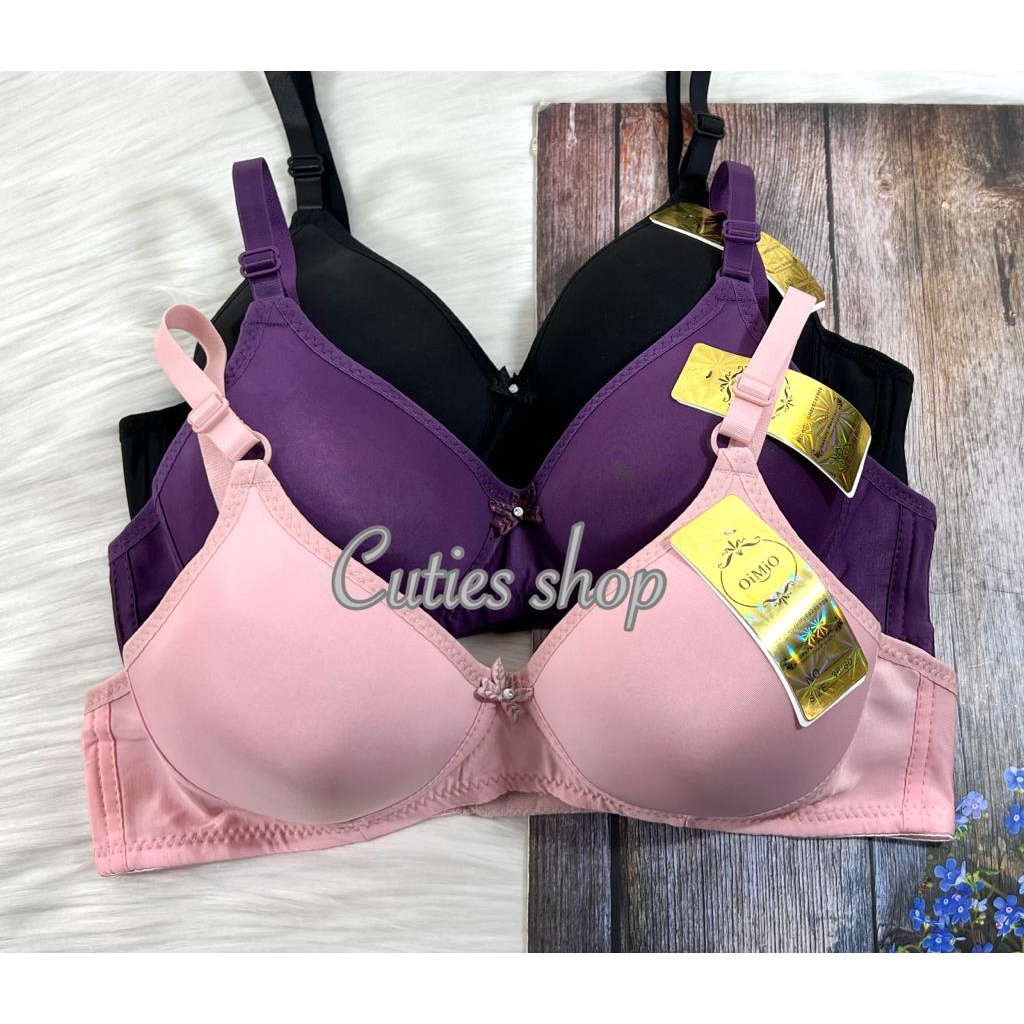 BRA polos - non kawat - busa tipis - sz 36-42