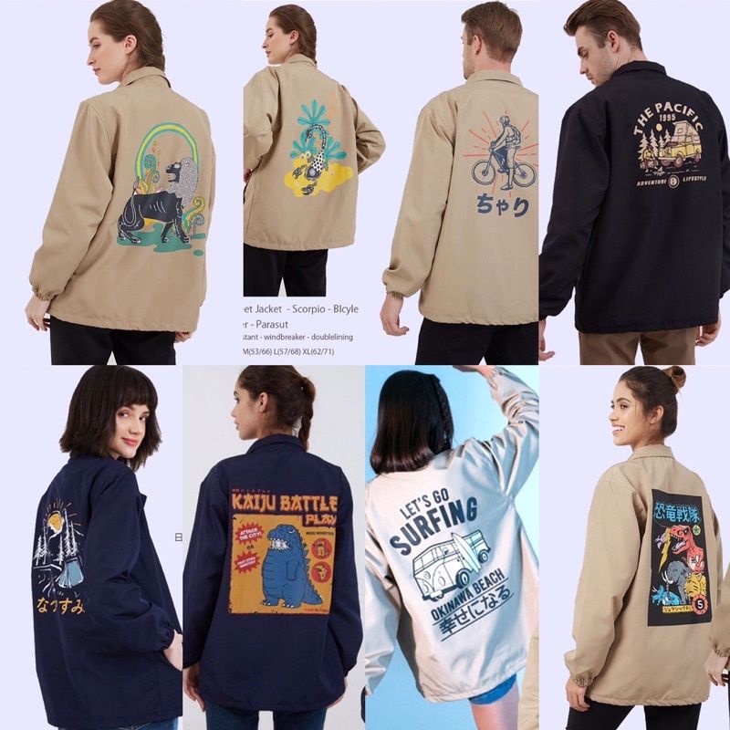 Jaket Coach outer Berrybenka street Original terlaris