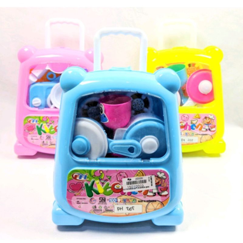 Mainan Masak-masak Set Koper / Mainan Masak-masakan Set Lengkap / Mainan Masak-masakan Koper