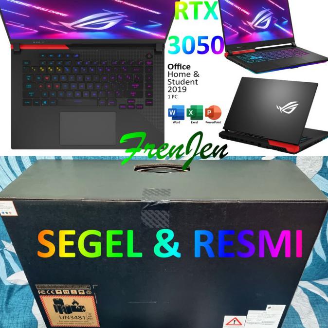 PROMO TERMURAH ASUS ROG G15 G513QC RTX 3050 R5 5600H R7 5800H R535B6T R735B6T O - R5-5600H