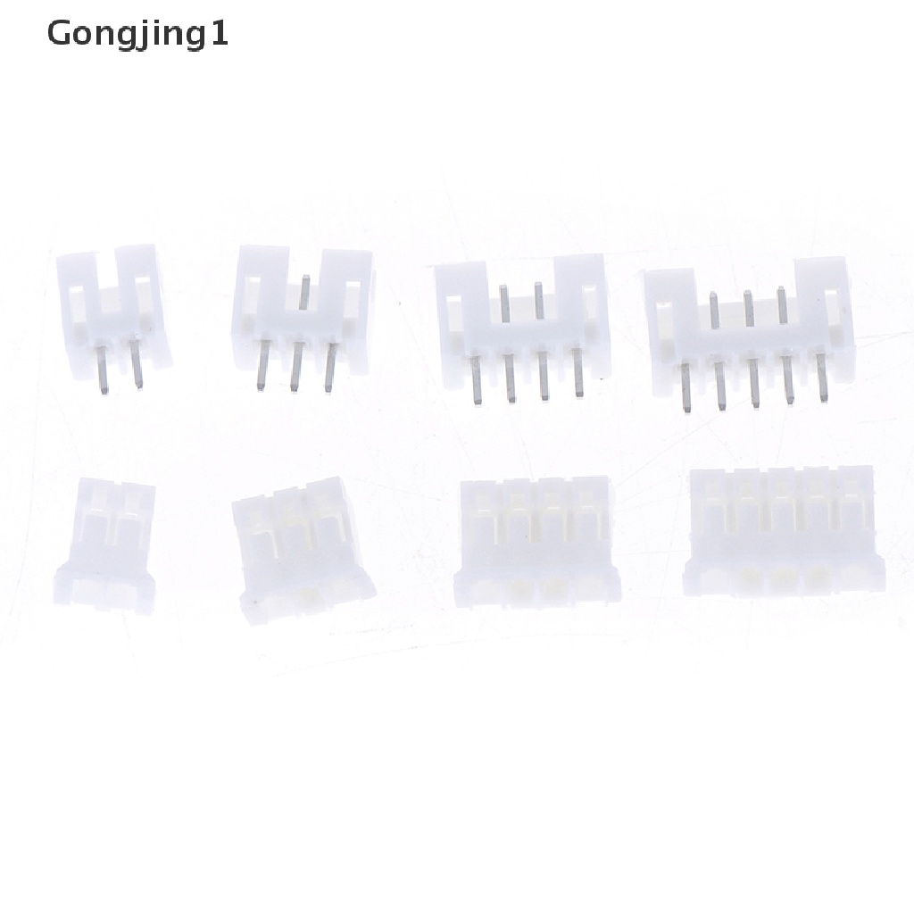 Gongjing1 230pcs Pin Header Terminal Jst 2.0 2p 3p 4 Pin 2.0mm