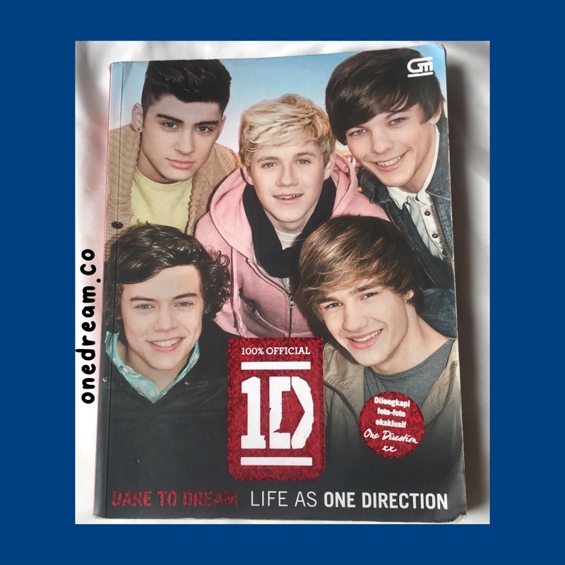 DARE TO DREAM ONE DIRECTION OFFICIAL BOOK