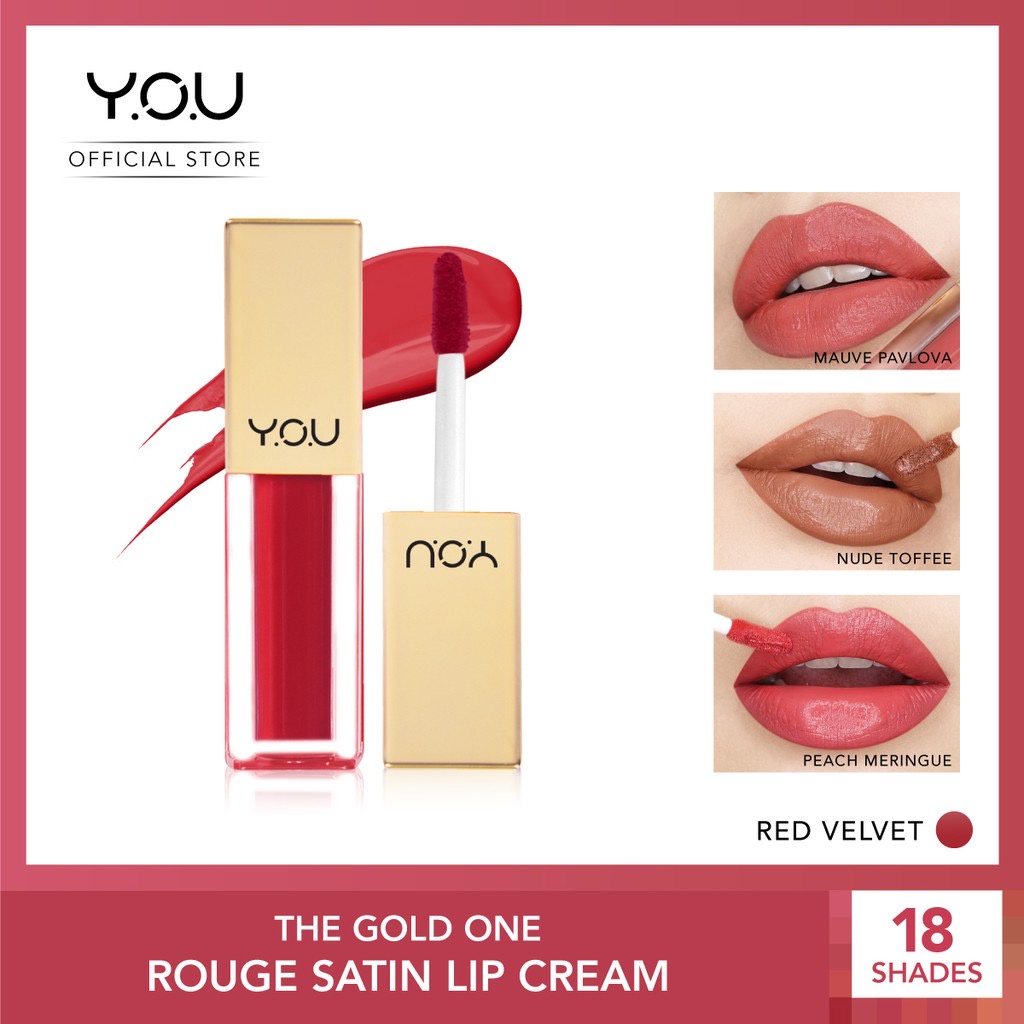 YOU The Gold New Rouge Satin Lip Cream