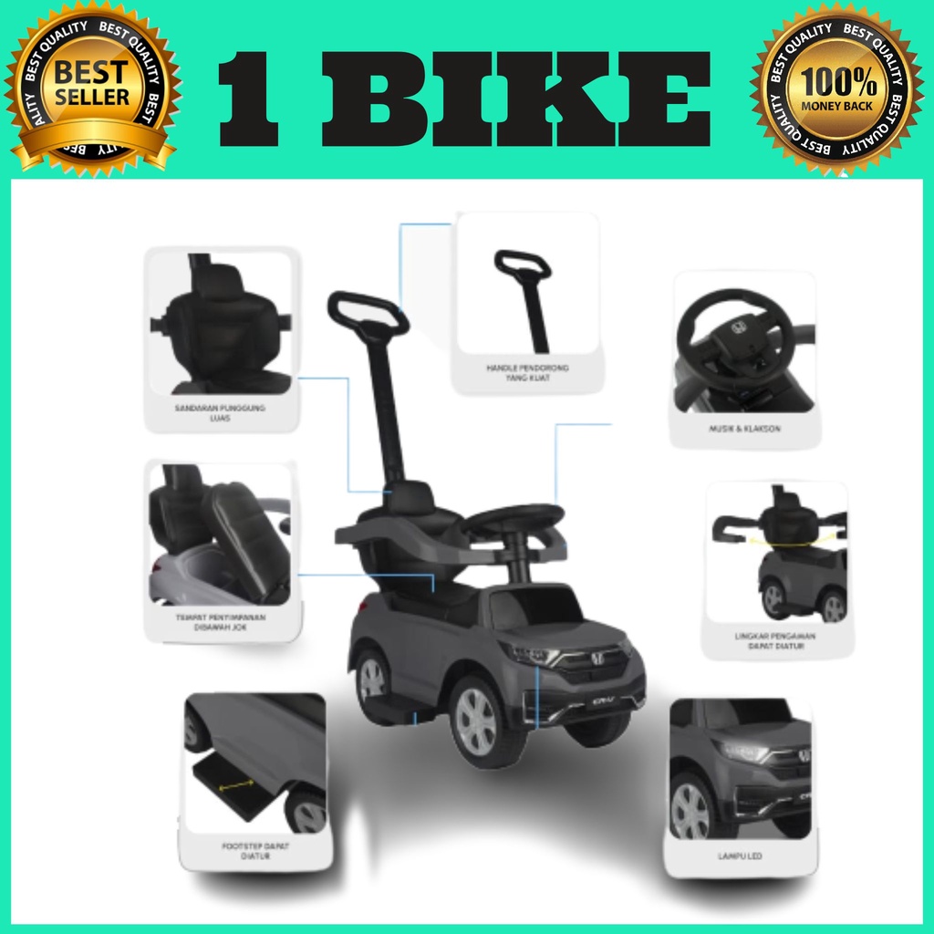 Tolo Car Tolocar PMB K606 C Mainan Ride on Mobil Anak Dorongan Aki K606 B CRV mainan anak