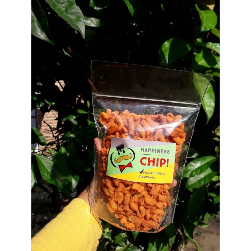 

CHIPS makroni pedas/balado/original 200 gr