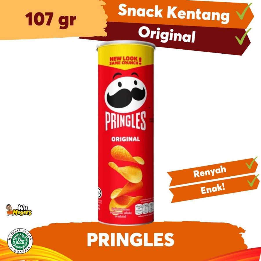 Jual Snack Pringles Keripik Kentang Original Gr Shopee Indonesia