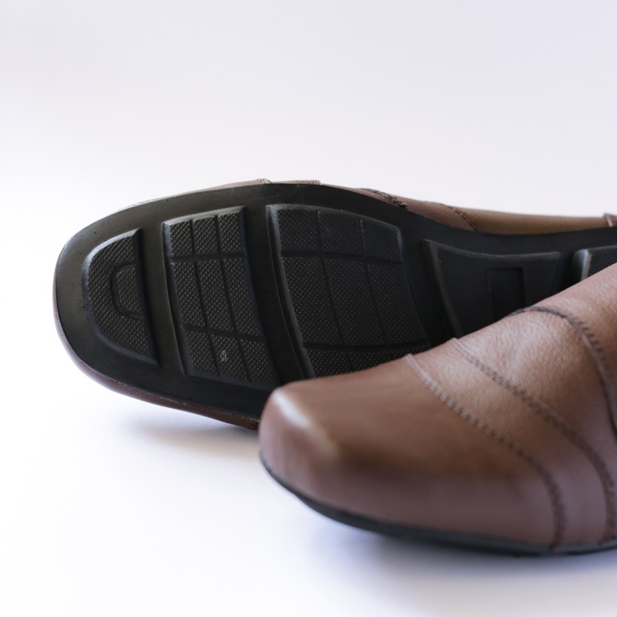 Sepatu Casual slop (Chocolate)Slip On Slop Original Handmade (Coklat)