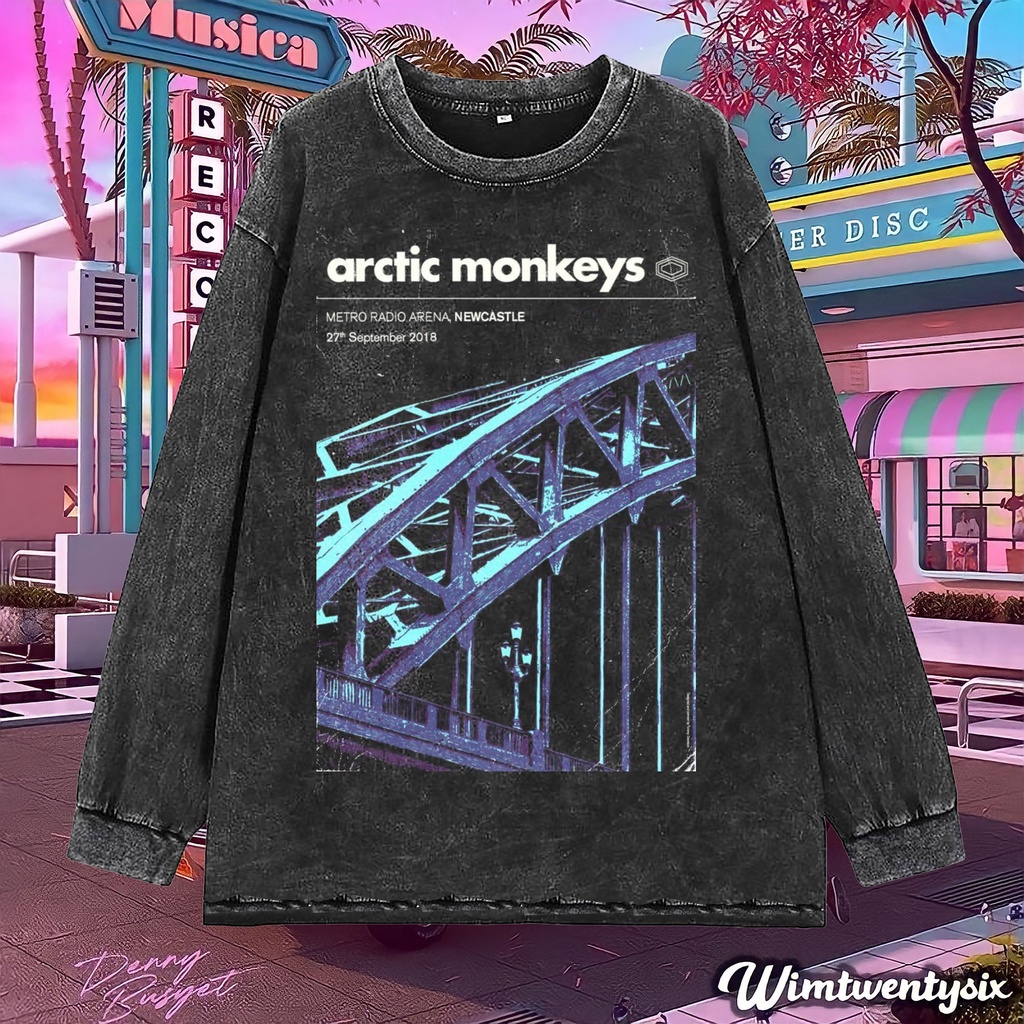 longsleeve | kaos oversize | oversize washing | t-shirt oversized | kaos band arctic monkeys newcast