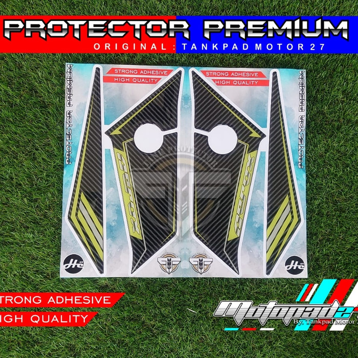 Sticker Stiker Resin Timbul Premium Body Samping Yamaha New Aerox 155