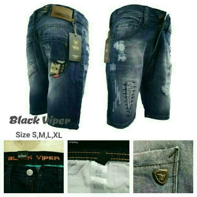CELANA PENDEK BLACK VIPER