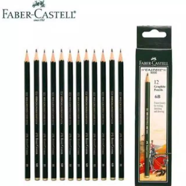 Pensil 2B faber castel Isi 12 Pcs