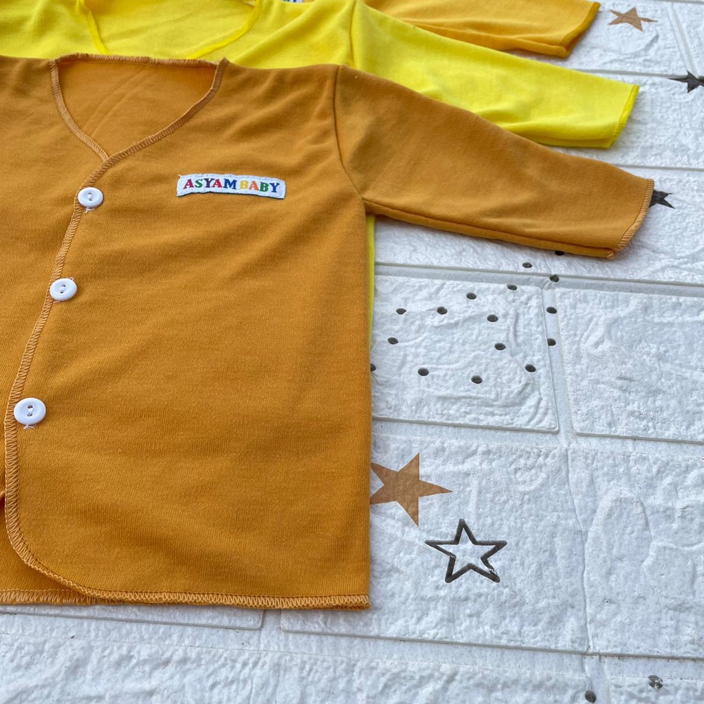 3 Pcs Baju Bayi Lengan Panjang Baju Bayi Baru Lahir Baju Bayi Newborn Atasan Bayi Asyam Baby