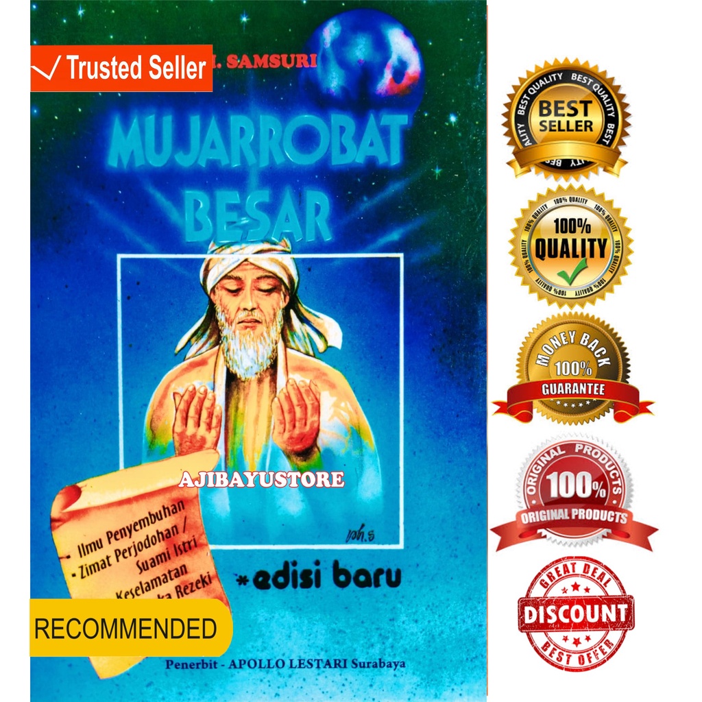 Buku Kesaktian Mujarobat Mujarrobat Besar M Samsuri Apollo Lestari
