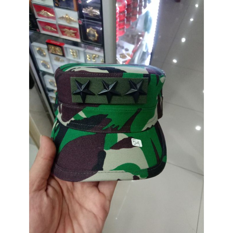 topi pet komando TNI  pdh/pdl terlaris +pangkat