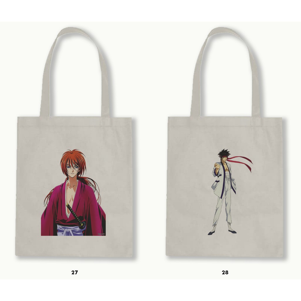 TOTE BAG BLACU - SAMURAI X (RUROUNI KENSHIN) .02