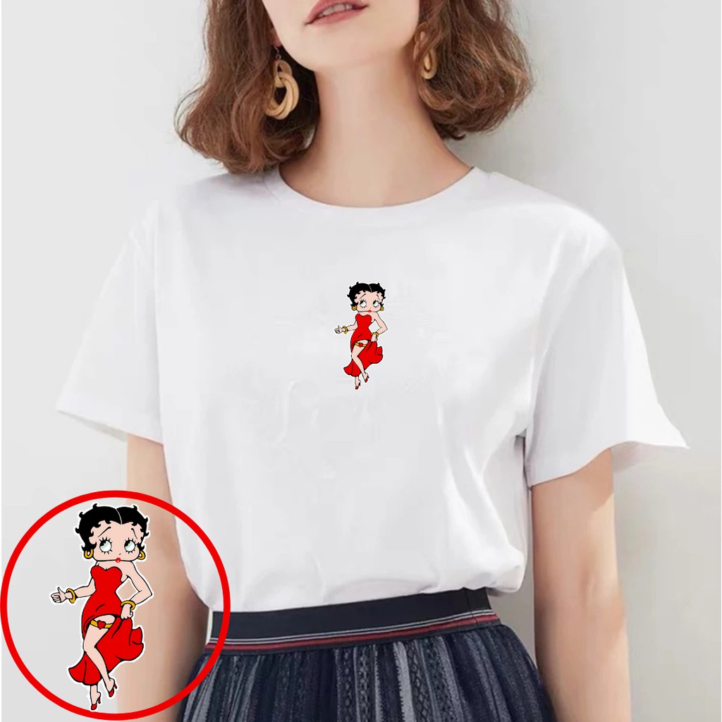 SPOTLIGHT_ID - BAJU KAOS BETTY BOOP (FB) , T-SHIRT WANITA BETTY BOOP (FB) , KAOS DISTRO WANITA BETTY