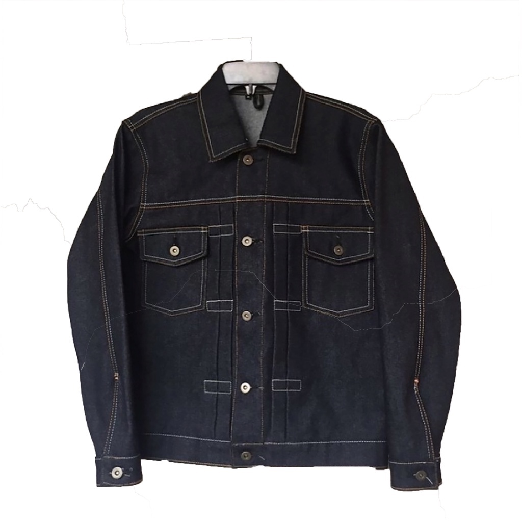 BestPromo Simissty Denim. Jaket Denim Trucker Type 1. Type 2 . Raw Denim