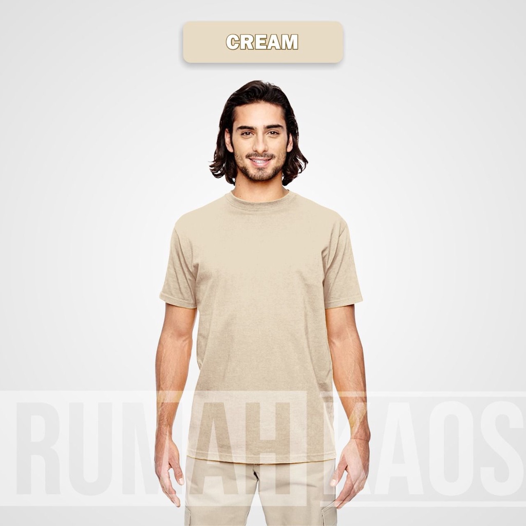 KAOS POLOS LENGAN PENDEK COTTON COMBED 30S-COKSU