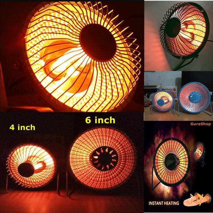 Portable Alat Pemanas  Ruangan 6 inch