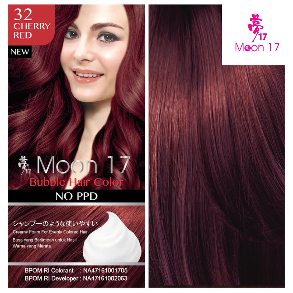 Jual CHERRY RED Bubble Hair Color Shopee Indonesia