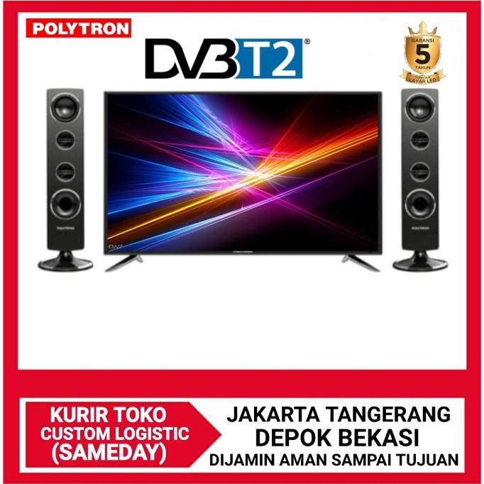 POLYTRON LED DIGITAL TV 32 INCH DVB-T2 PLD 32TV0755 Termurah