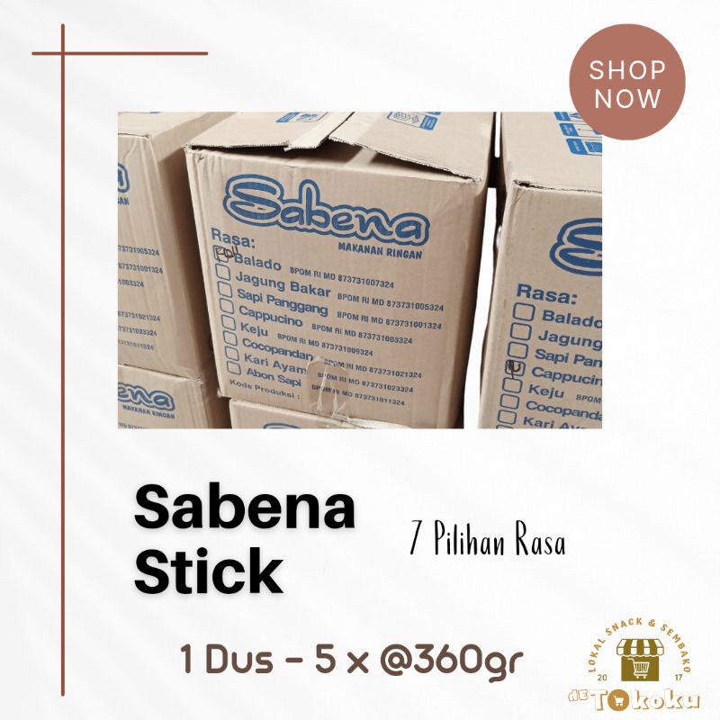 

[PER DUS] Sabena Stick 360gr - isi 5 Bungkus