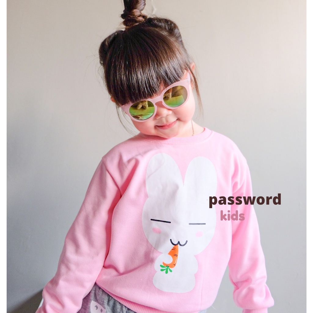 HappyOliver PASSWORD LUSTY BUNNY Setelan Sweater 1 - 7 Tahun Baju Anak BerKualitas PART 2