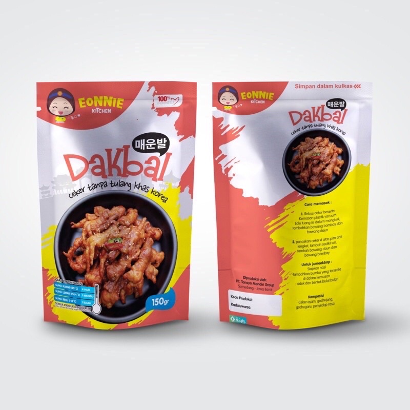 

[ TERLARIS & TERPERCAYA ] Dakbal Ceker Tanpa Tulang - EONNIE KITCHEN Khas Korea Korean Food COD NRN