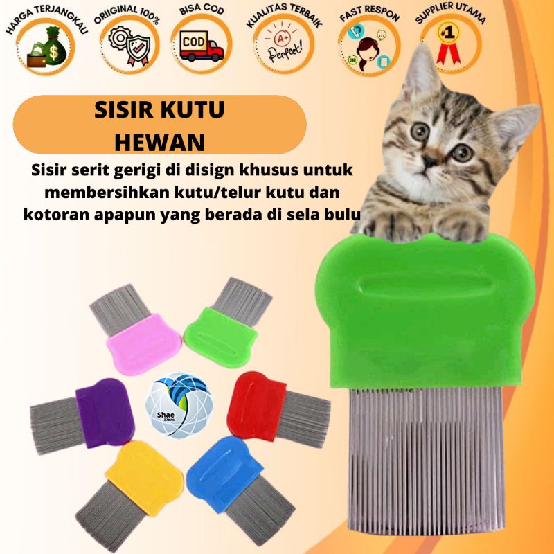 SISIR KUTU ANJING SISIR KUTU ANJING SISIR SERIT OBAT ANTI KUTU GROMING