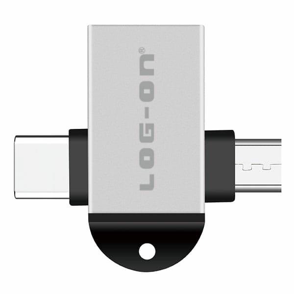 OTG CONVERTER LO-OT09 2 IN 1 USB 3.0 MICRO USB DAN TYPE C