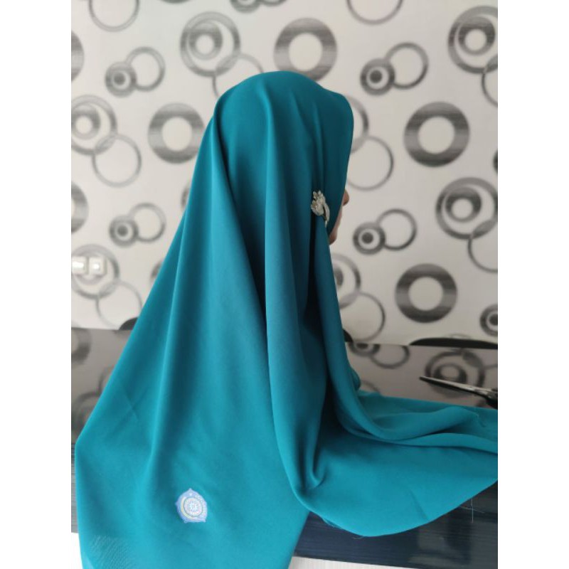 HIJAB plus Masker PKK aneka model bahan sifon double hicon terbaik termurah