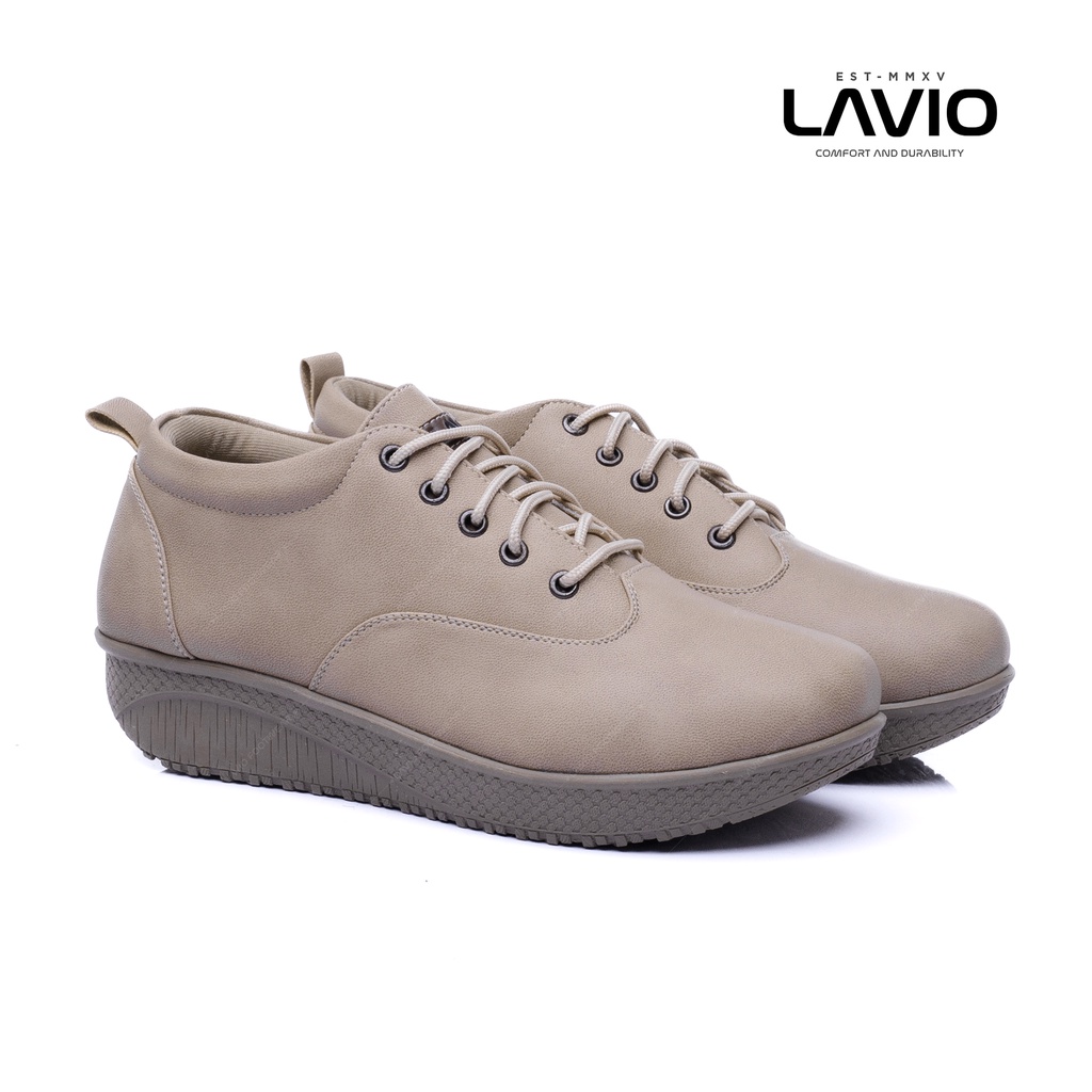 Lavio Sepatu Sneakers Wanita Flat Sintetis Yuri Orchid Premium New Arrival