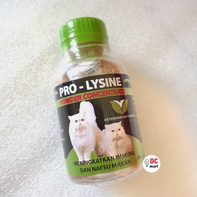 PROLYSINE 50Gram Meningkatkan Immune dan Nafsu Makan Kucing Cat Kitten/ PRO-LYSINE