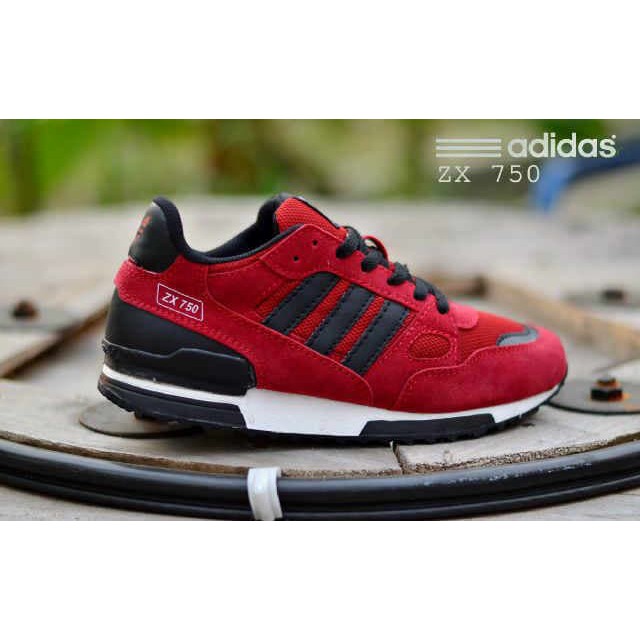 SEPATU PRIA FASHION SPORT FORMAL HITAM COKLAT PUTIH - SEPATU CASUAL ADIDAS ZX 750 SNEAKERS CAS