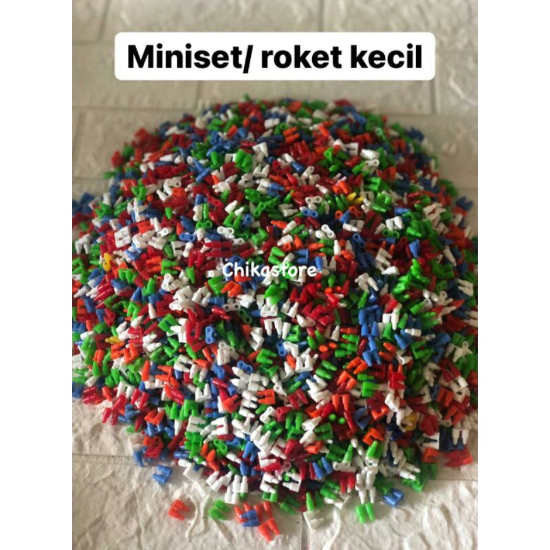 MINISET/ROKET IMUT/ROKET KECIL/LEGO JADUL KILOAN/MAINAN EDUKASI